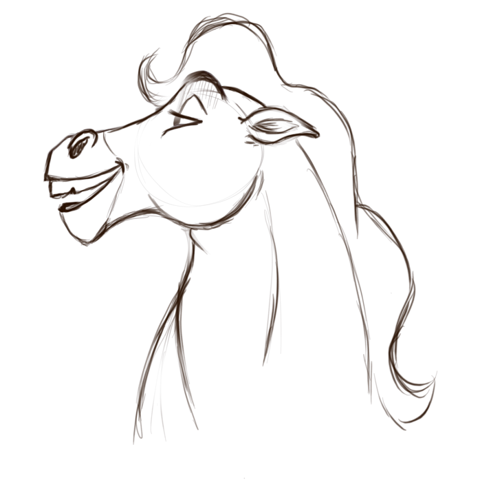 Horse Sketch Character Concept